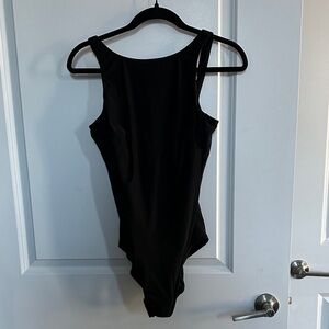 Lands' End Black Women's One Piece Swimsuit